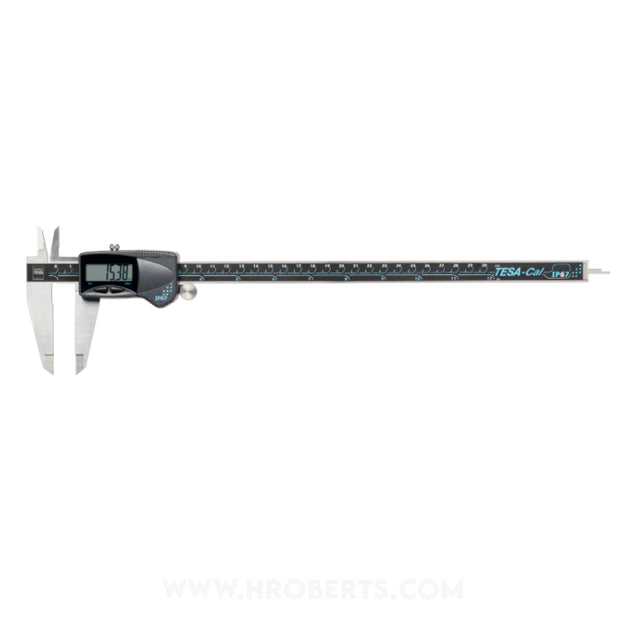 Tesa 00530143 Twin-Cal Digital Caliper, Range 0-300mm / 0-12", Resolution 0.01mm / 0.0005"
