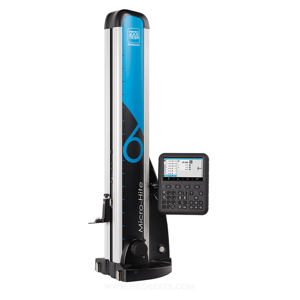 Tesa 00730077 Micro-Hite 600F Digital 2D Height Gauge with Fine Adjusment Device, Range 0 - 615mm / 0 - 26", with air cushion