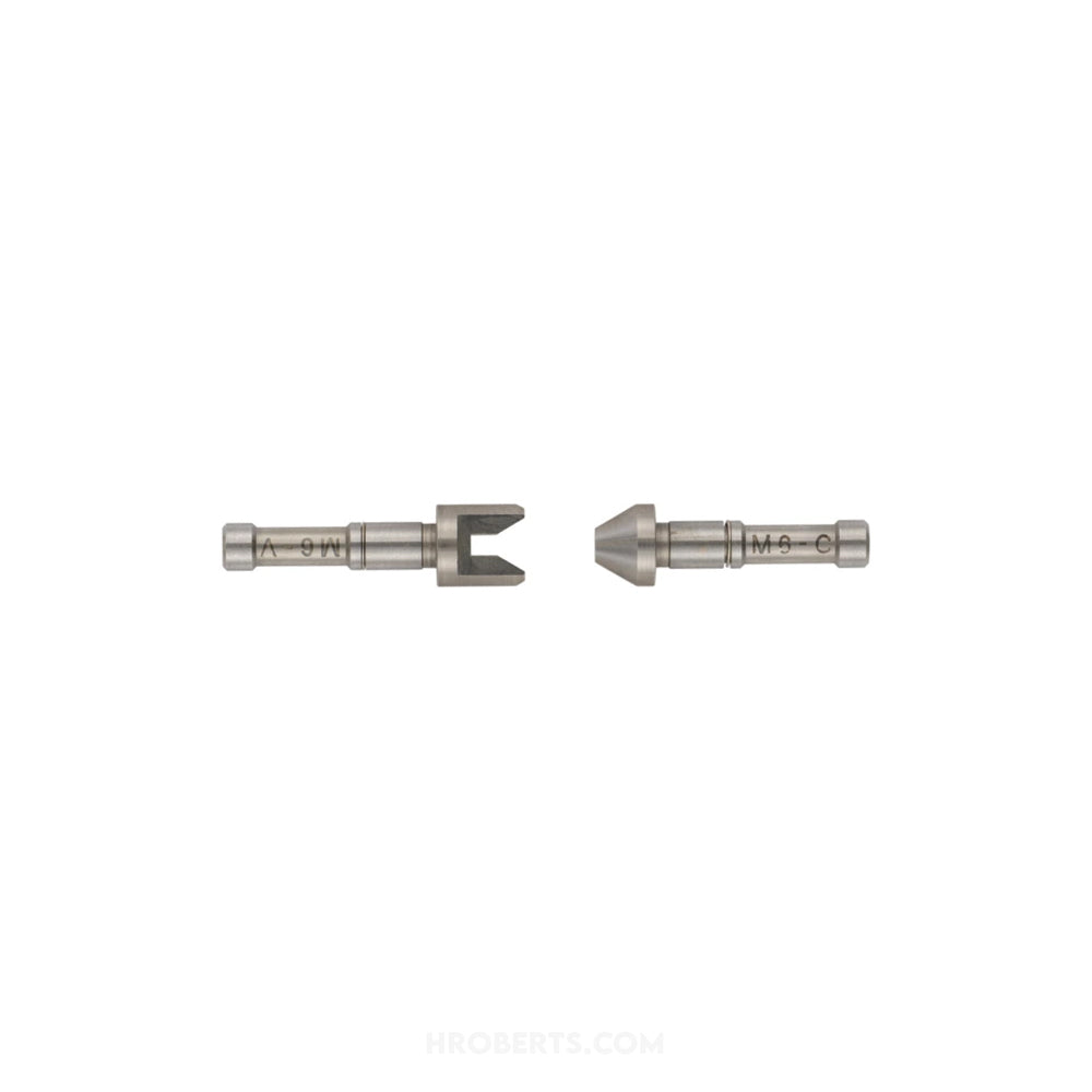 Mitutoyo 126-806 Interchangeable Tips Metric 5.5-7mm, UNF 4.5-3.5