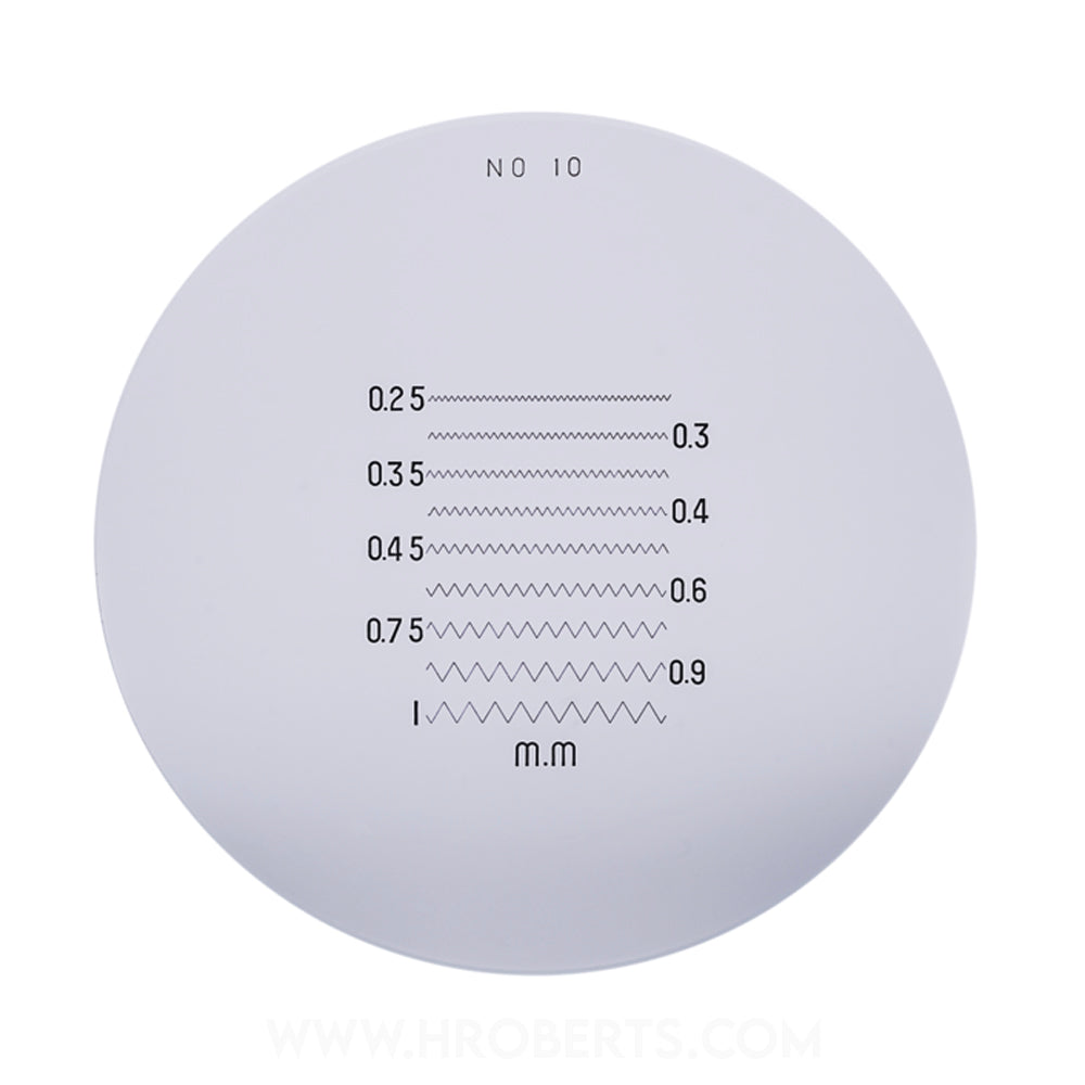 Mitutoyo 183-150 Reticle, Thread Pitches (Metric)
