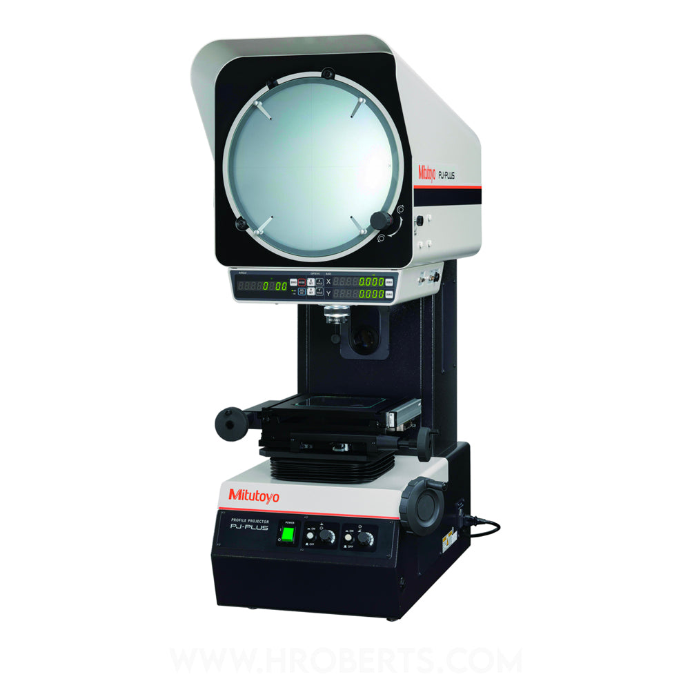 Mitutoyo 302-801-10 PJ-P1010A Profile Projector XY Stage Travel Range 100 x 100mm, Resolution 0.001mm or 0.0001" / 0.001mm