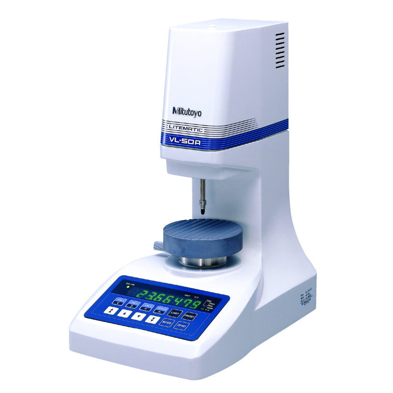 Mitutoyo 318-221E VL-50-B Litematic High Resolution Digital Measuring Unit, Range 0-50mm / 0-2", Resolution (Switchable) 0.01μm, 0.1μm, 1μm / 0.5μinch, 5μinch, 50μinch