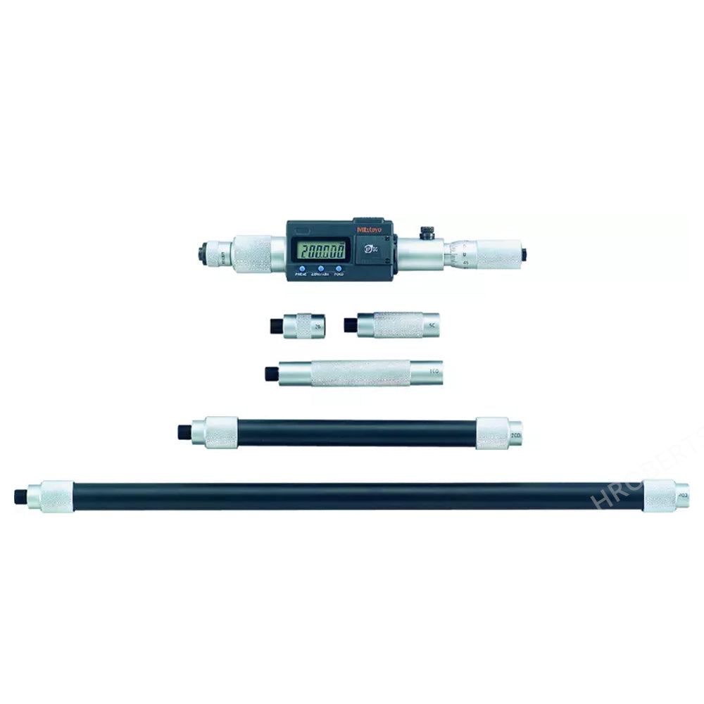 Mitutoyo 339-303 Digimatic Digital Extension Tube Inside Micrometer, Range 8-40" / 203.2-1016mm, Resolution 0.001mm / 0.0001"