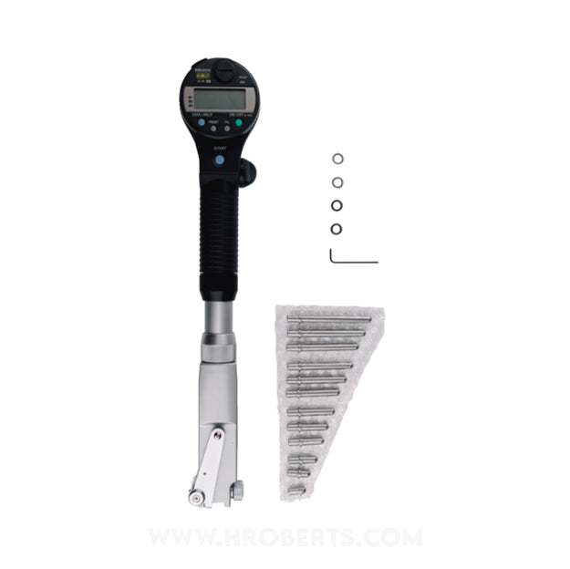 Mitutoyo 511-522 Digimatic Digital Bore Gauge, Range 4-6.5" / 101.6-165.1mm, Resolution 0.0005" / 0.001mm Probe Depth 6" / 150mm with Absolute and SPC Data Output