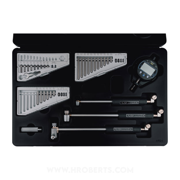 Mitutoyo 511-925-20 Digital Bore Gauge Set Range 18-150mm, Resolution 0.01mm / 0.001mm, Probe Depth 100mm / 150mm