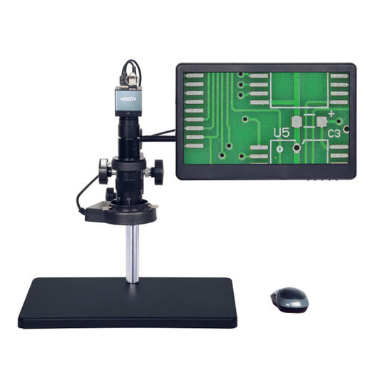 Insize 5318-MD60 Digital Measuring Microscope (Basic Type), Magnification 12.5-80x, No Stage