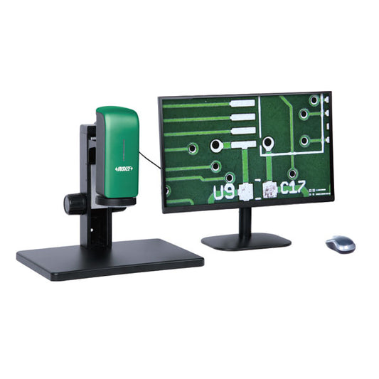 Insize 5319-AF290 Auto Focus Digital Microscope, Mag 27.4X-163X (With Display)