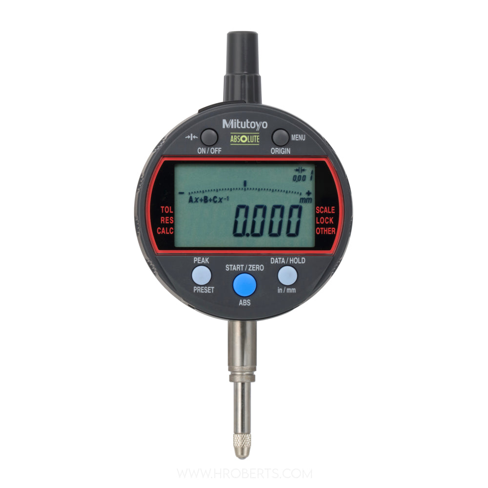 Mitutoyo 543-341B-10 Absolute Digimatic Digital Calculating Indicator ID-C, Range 0.5" / 12.7mm, Resolution 0.00001" - 0.05" / 0.002mm - 1mm ( 12 Steps ) ( Selectable )