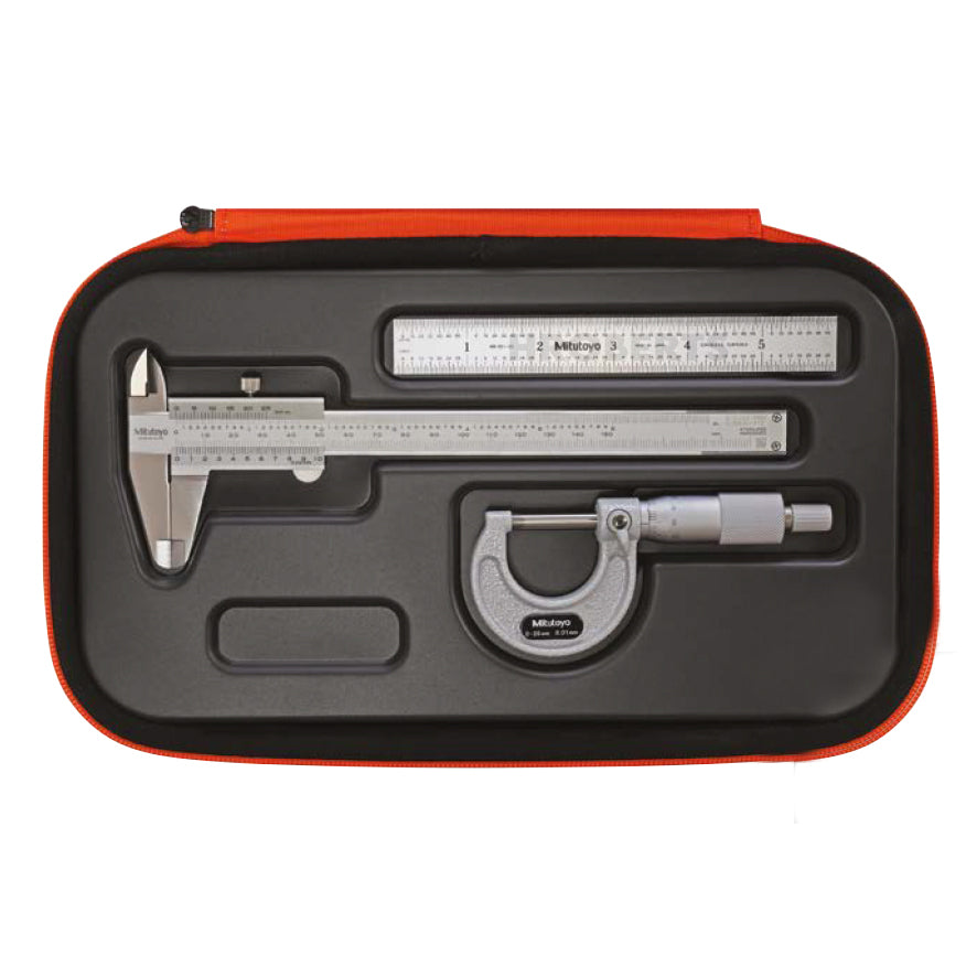 Mitutoyo 64PKA284UK Mechanica Toolkit Includes: 103-137 + 530-312 + 182-105 in a Padded Mitutoyo case