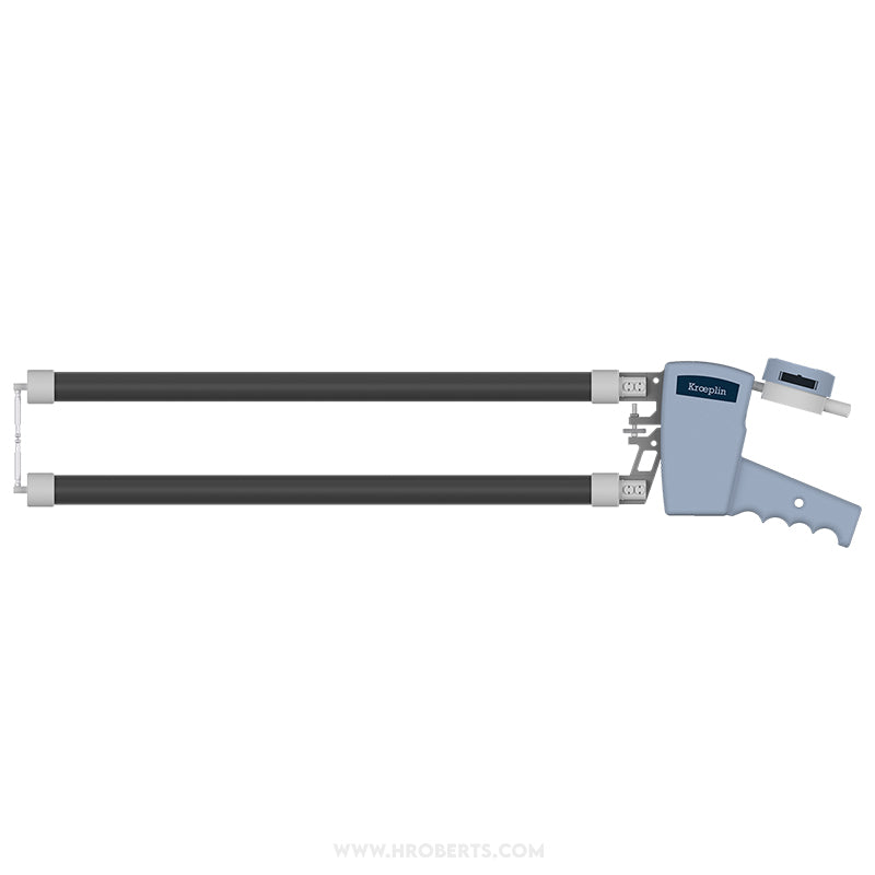 Kroeplin C12100 Digital External Caliper Gauge, Range 0-100mm, Resolution 0.1mm, Measuring Depth 530mm, Measuring Contact Ball 5mm Diameter, Metric / Imperial Switchable