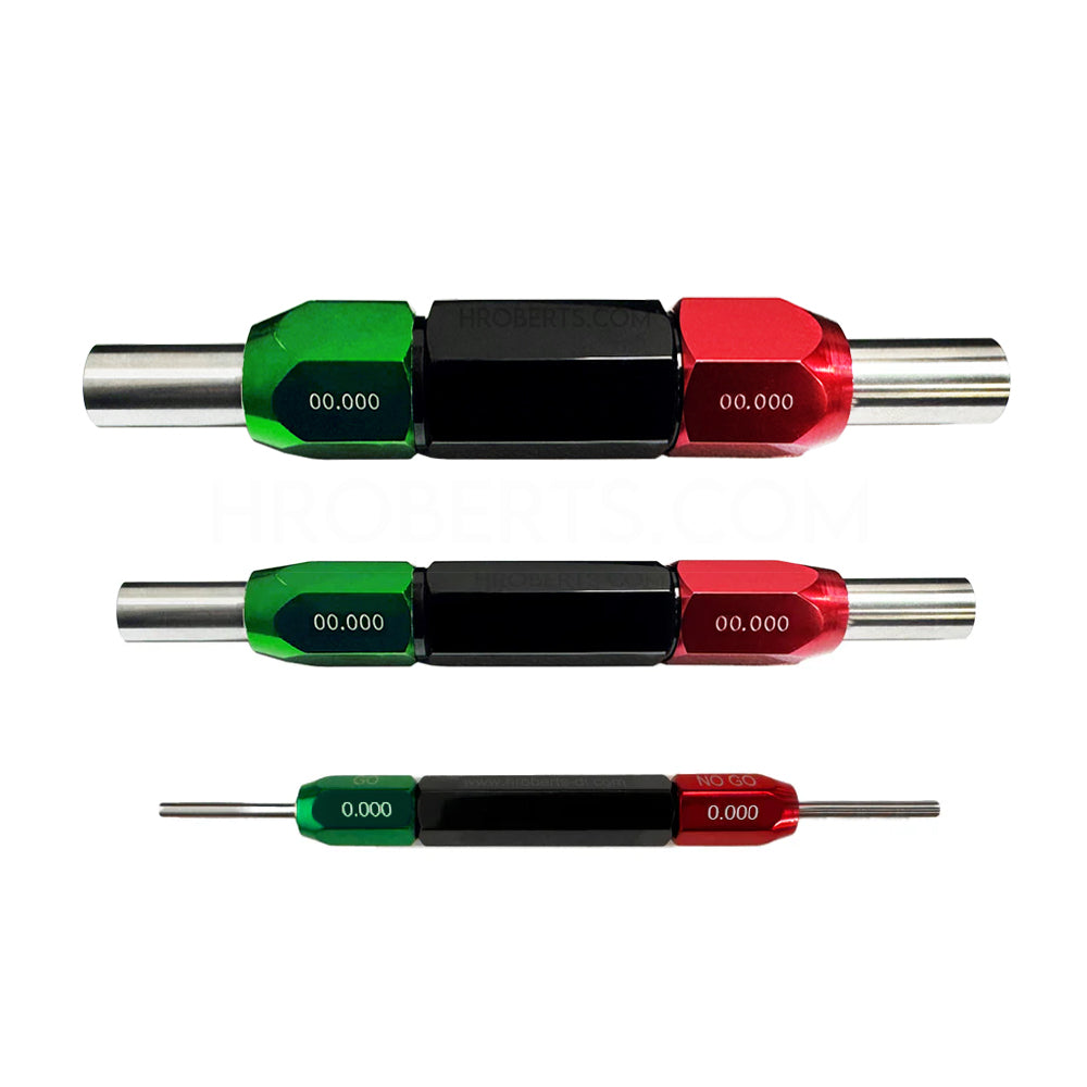 Double Ended Reversible Plug Gauge - Custom Size (From 0.20 to 19.45mm)