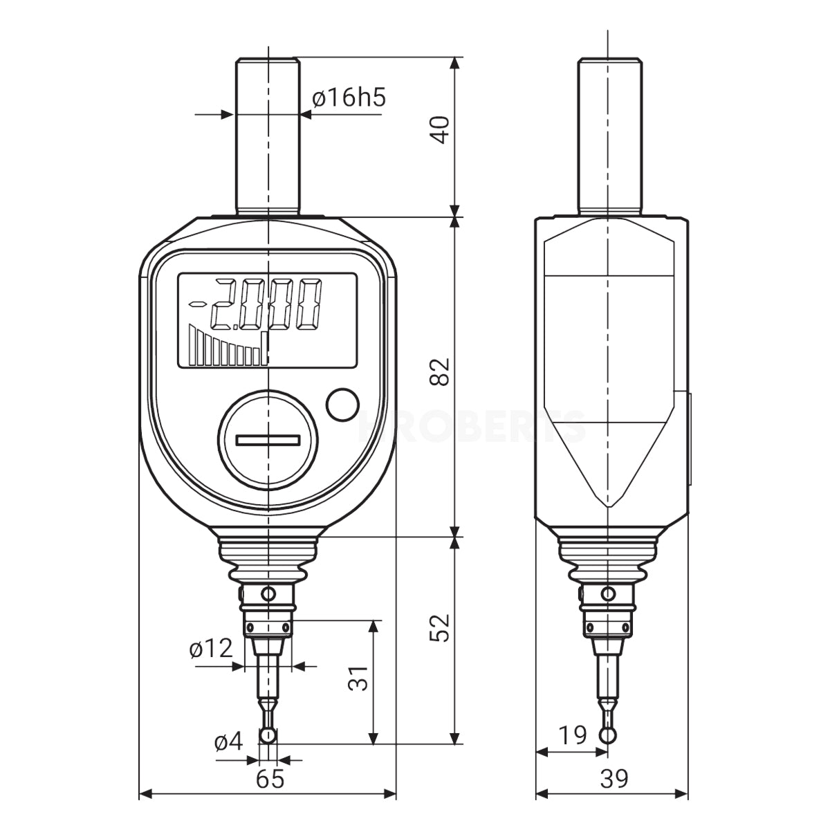 Mahr 4304300 MarTest 802 EW Digital 3D touch probe