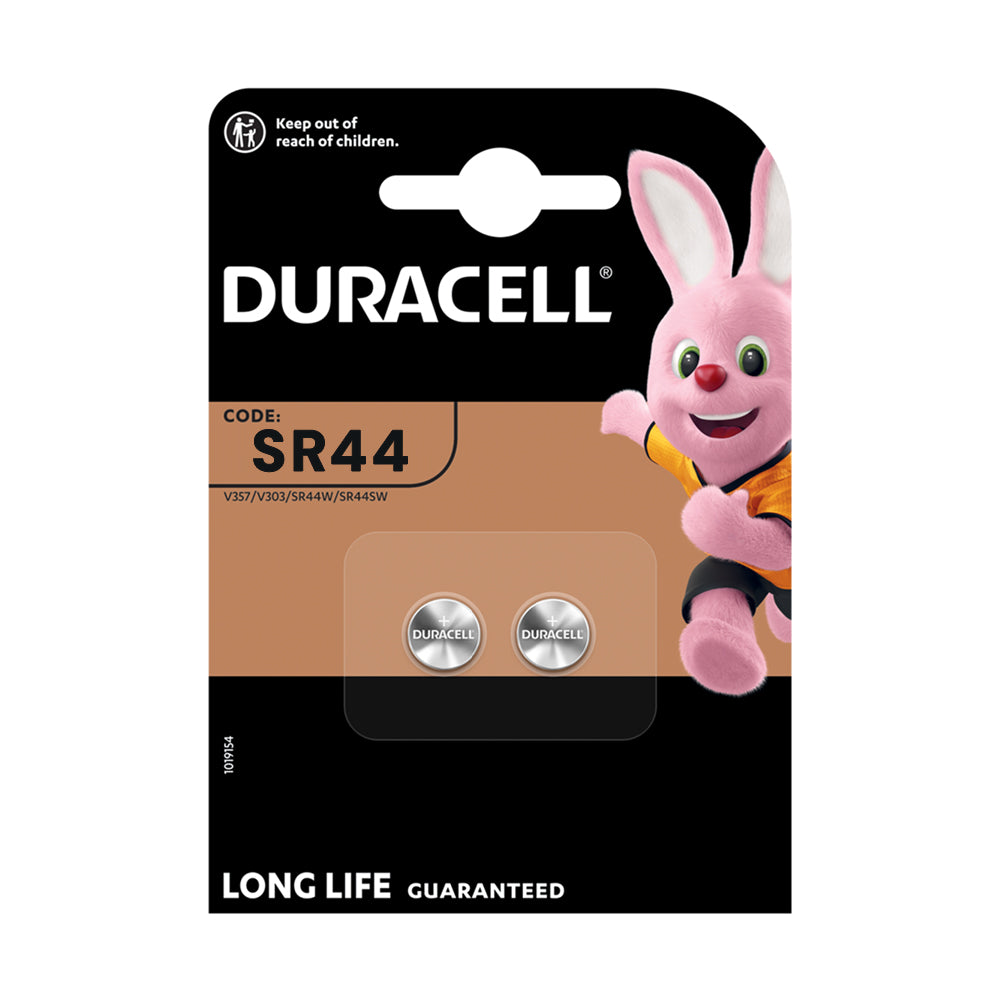 Duracell SR44 Spare Batteries - 2 Pack - 357/303 1.5v Cell Battery