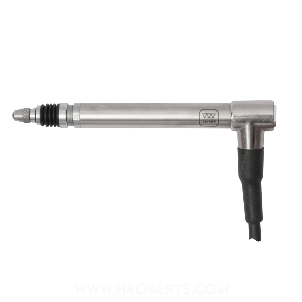 Tesa 03230021 GT22HP Transducer Probe, Measuring Range +/- 0.2mm, Nominal Measuring Force 0.63 N, 90 Degrees Cable