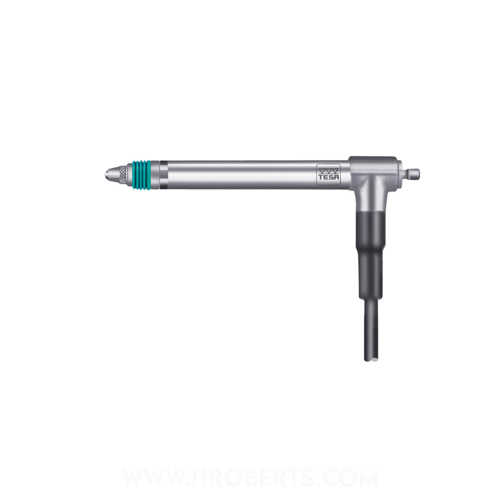 Tesa 03230054 GTL222 Transducer Probe, Measuring Range +/- 1.5mm, Nominal Measuring Force 1.2 N, 90 Degrees Cable
