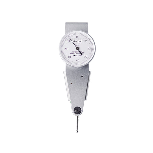 Girod GT 1292 R Lever Dial Indicator Parallel Type, Graduation 0.01mm, Range 0.8mm, Stylus Length 12mm, Bezel Diameter 27.4mm