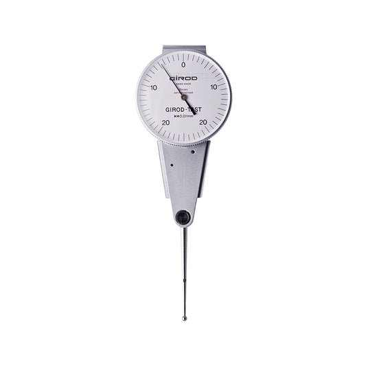 Girod GT 1494 R Lever Dial Indicator Parallel Type, Graduation 0.01mm, Range 0.5mm, Stylus Length 36mm, Bezel Diameter 37mm
