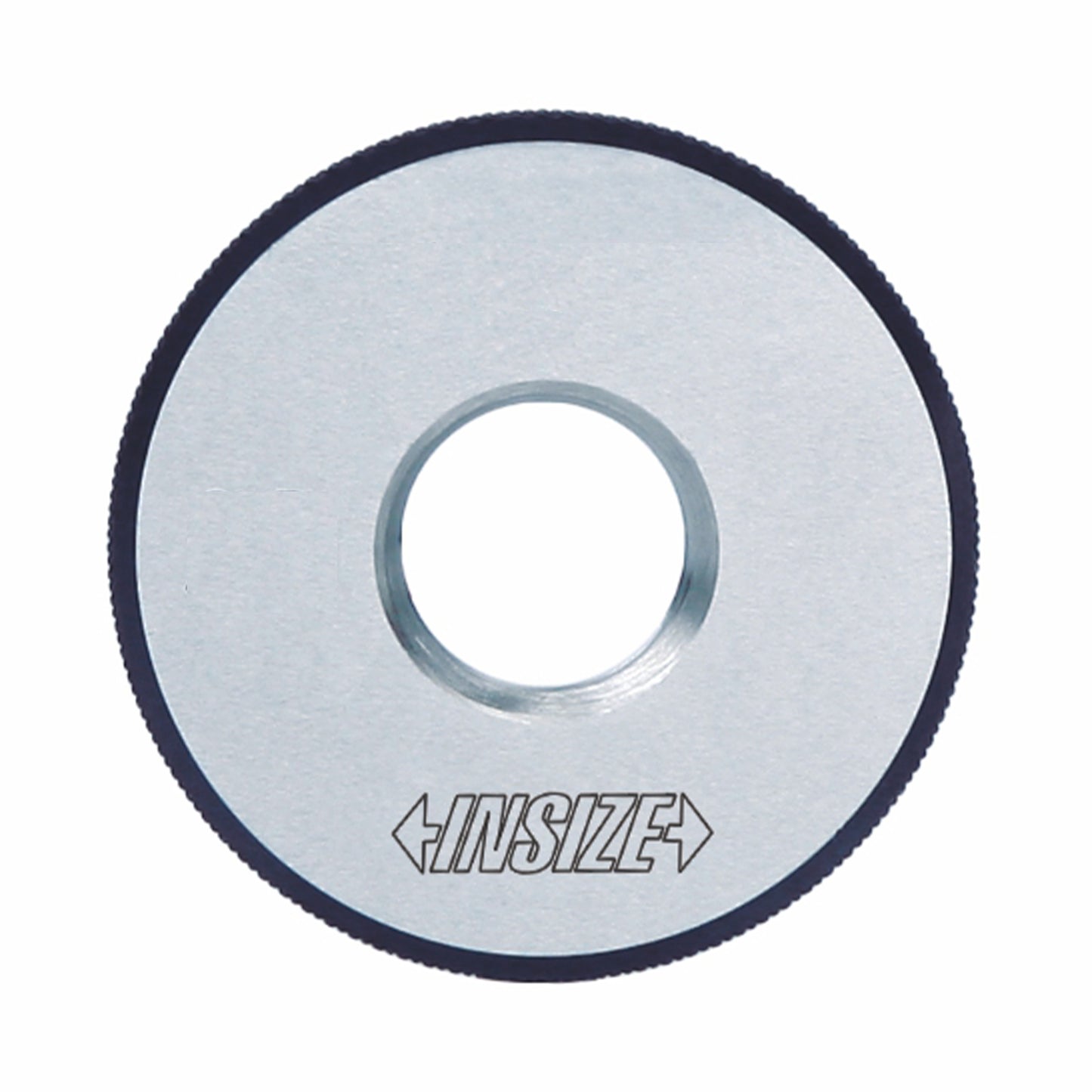 Insize (4634-1G12) 1-1/4 x 11.5TPI NPT Go/No-Go Ring Gauge Oil Hardened - 4634 Series