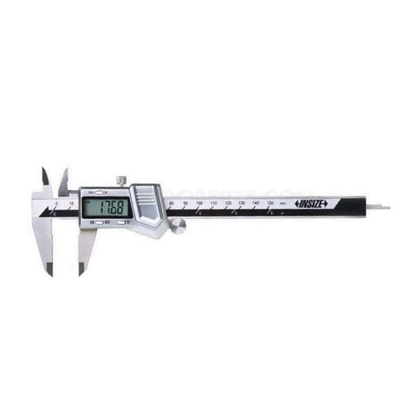 Insize 1114-150A Digital Caliper 0-150mm / 0-6" Heavy Duty Model with Thumb Roller