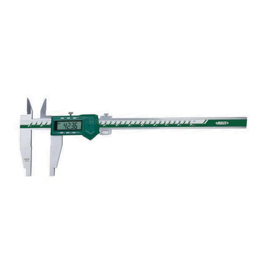 Insize 1136-301 Nib Style Digital Caliper, Range 0-300mm / 0-12", Resolution 0.01mm / 0.0005", with Data Output