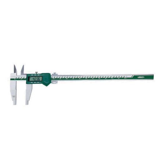 Insize 1136-451 Nib Style Digital Caliper, Range 0-450mm / 0-18", Resolution 0.01mm / 0.0005", with Data Output