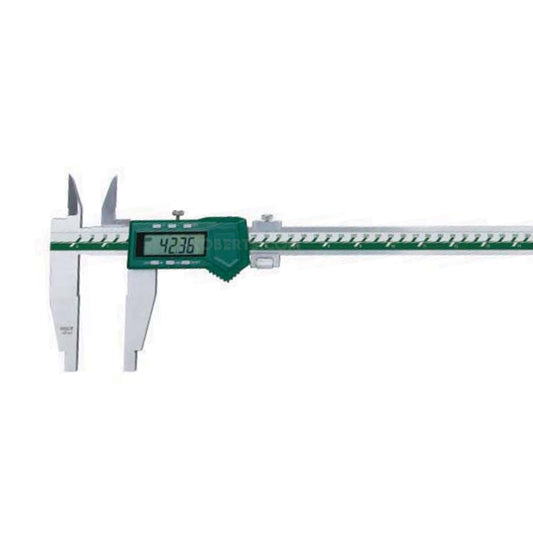 Insize 1136-2002 Nib Style Digital Caliper, Range 0-2000mm / 0-80", Resolution 0.01mm / 0.0005", with Data Output