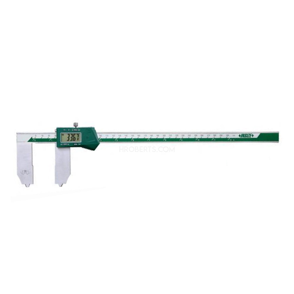Insize 1179-300 Ring Groove Digital Caliper, Range 10-300mm / 0.4-12", Resolution 0.01mm / 0.0005", with Data Output