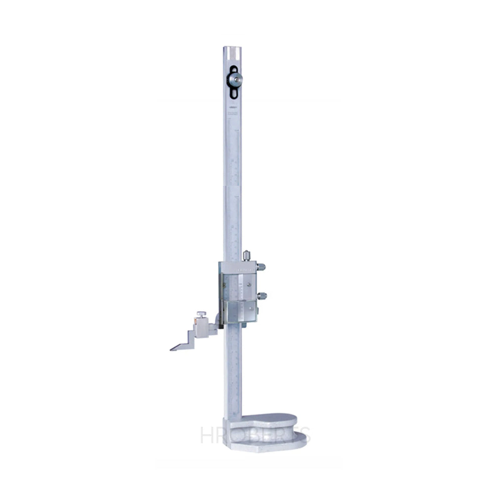Insize 1250-450 Vernier Height Gauge, Range 0-450mm / 0-18", Graduation 0.02mm / 0.001" with Fine Adjustment