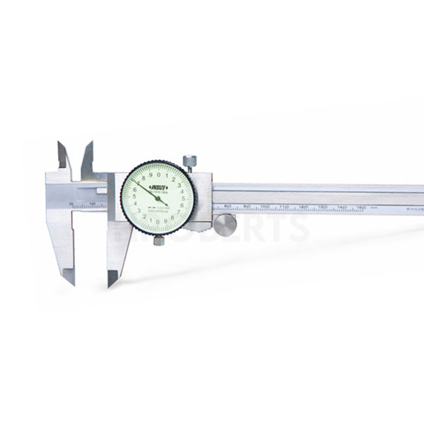 Insize 1312-200A Dial Caliper, Range 0-200mm, Graduation 0.02mm