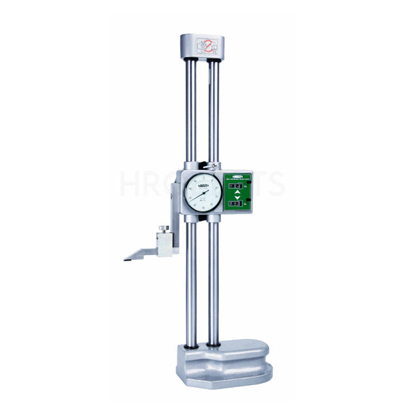Insize 1351-300 Dial Height Gauge, Range 0-300mm, Graduation 0.01mm with Drive Wheel
