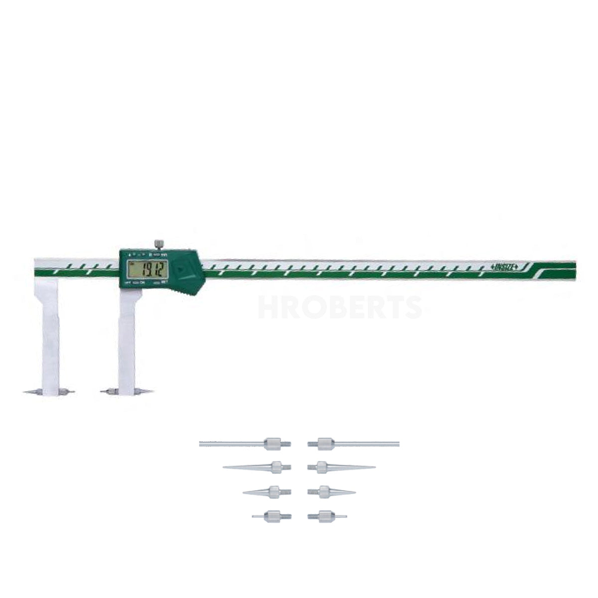 Insize 1530-300 Digital Caliper with interchangeable Points 0-300mm / 0-12", Resolution 0.01mm / 0.0005"