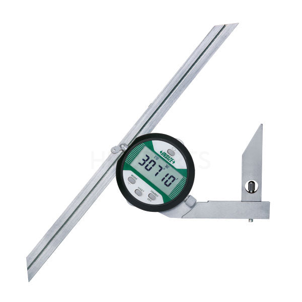 Insize 2771-360 Universal Digital Protractor, Range 360 Degrees, Blade Length 300mm / 12"