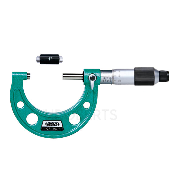Insize 3203-2FA Micrometer, Range 1-2", Graduation 0.0001"