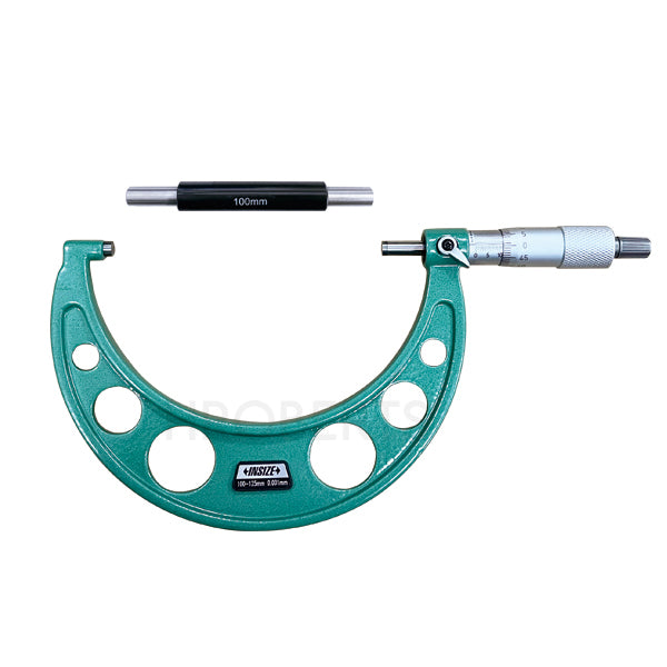 Insize 3210-125A Micrometer, Range 100-125mm, Graduation 0.001mm
