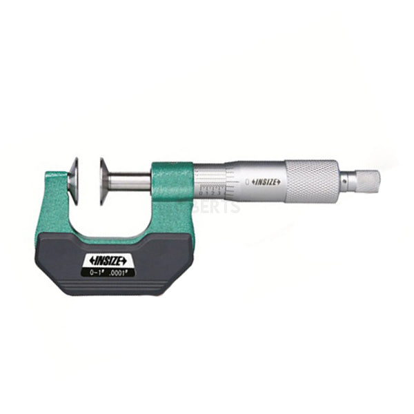 Insize 3294-25 Disc Micrometer, Range 0-25mm, Graduation 0.01mm