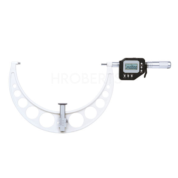 Insize 3351-150 Digital Micrometer with Spindle Retract, IP65, Range 125-150mm / 5-6", Graduation 0.0002mm*, With Data Output