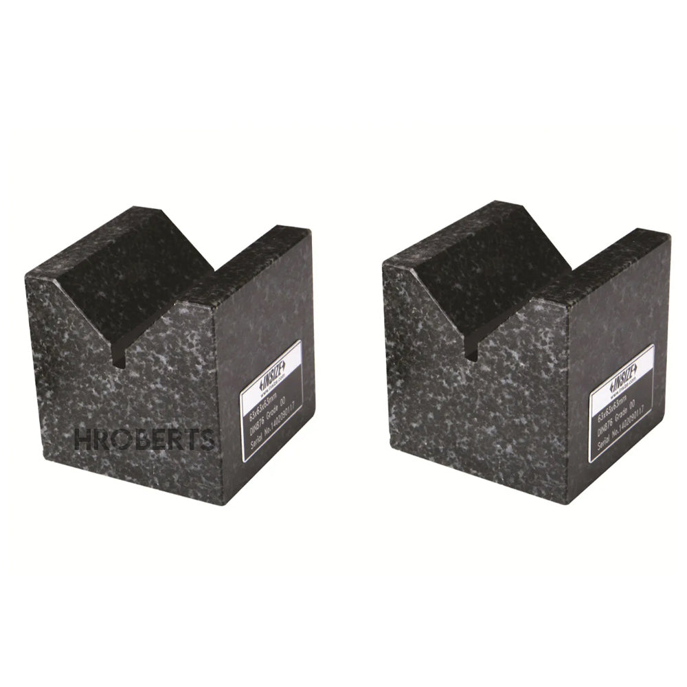 Insize 6897-2 V Block - 100x50x100mm Granite V-Block Pair