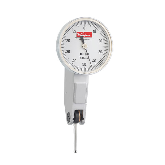 Kafer K 30/1 Dial Test Indicator, Graduation 0.01mm, Range 0.1mm, Scale 0-50-0, Stylus Length 16.6mm, Bezel Diameter 32mm