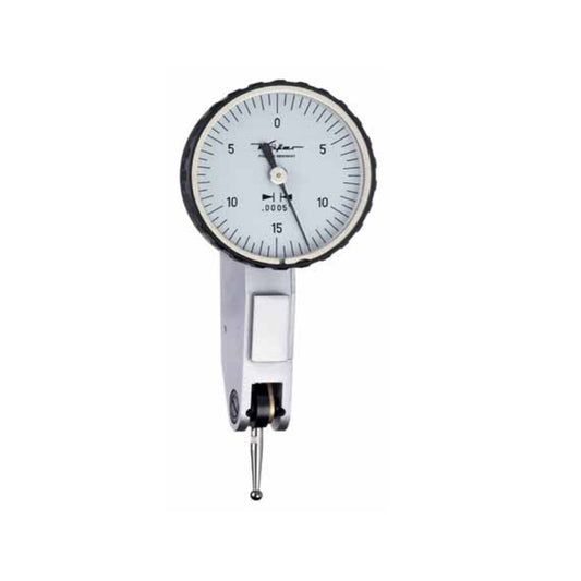 Kafer K30Z Dial Test Indicator, Graduation 0.0005", Range 0.030", Scale 0-15-0, Stylus Length 0.476", Bezel Diameter 1 1/4"
