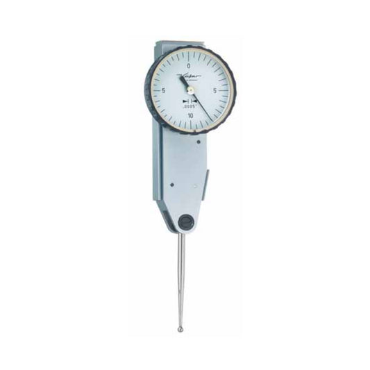 Kafer K 34 Z Dial Test Indicator, Graduation 0.0005", Range 0.020", Scale 0-10-0, Stylus Length 1.429", Bezel Diameter 1 1/4"