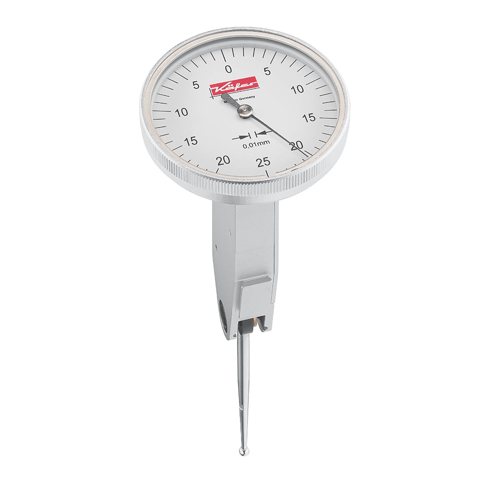Kafer K 45 Dial Test Indicator, Graduation 0.01mm, Range 0.5mm, Scale 0-25-0, Stylus Length 35.7mm, Bezel Diameter 40mm