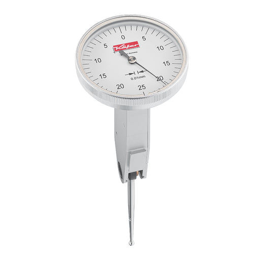 Kafer K 45 Dial Test Indicator, Graduation 0.01mm, Range 0.5mm, Scale 0-25-0, Stylus Length 35.7mm, Bezel Diameter 40mm