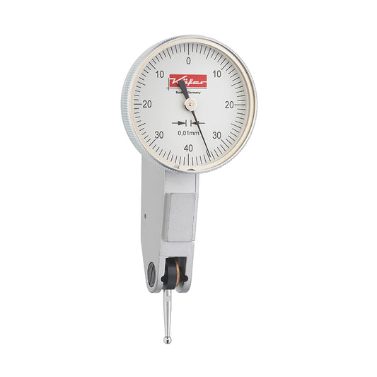 Kafer K 30 Dial Test Indicator, Graduation 0.01mm, Range 0.8mm, Scale 0-40-0, Stylus Length 12.8mm, Bezel Diameter 32mm