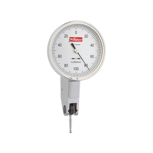 Kafer K 46 Dial Test Indicator, Graduation 0.002mm, Range 0.2mm, Scale 0-100-0, Stylus Length 12.8mm, Bezel Diameter 40mm