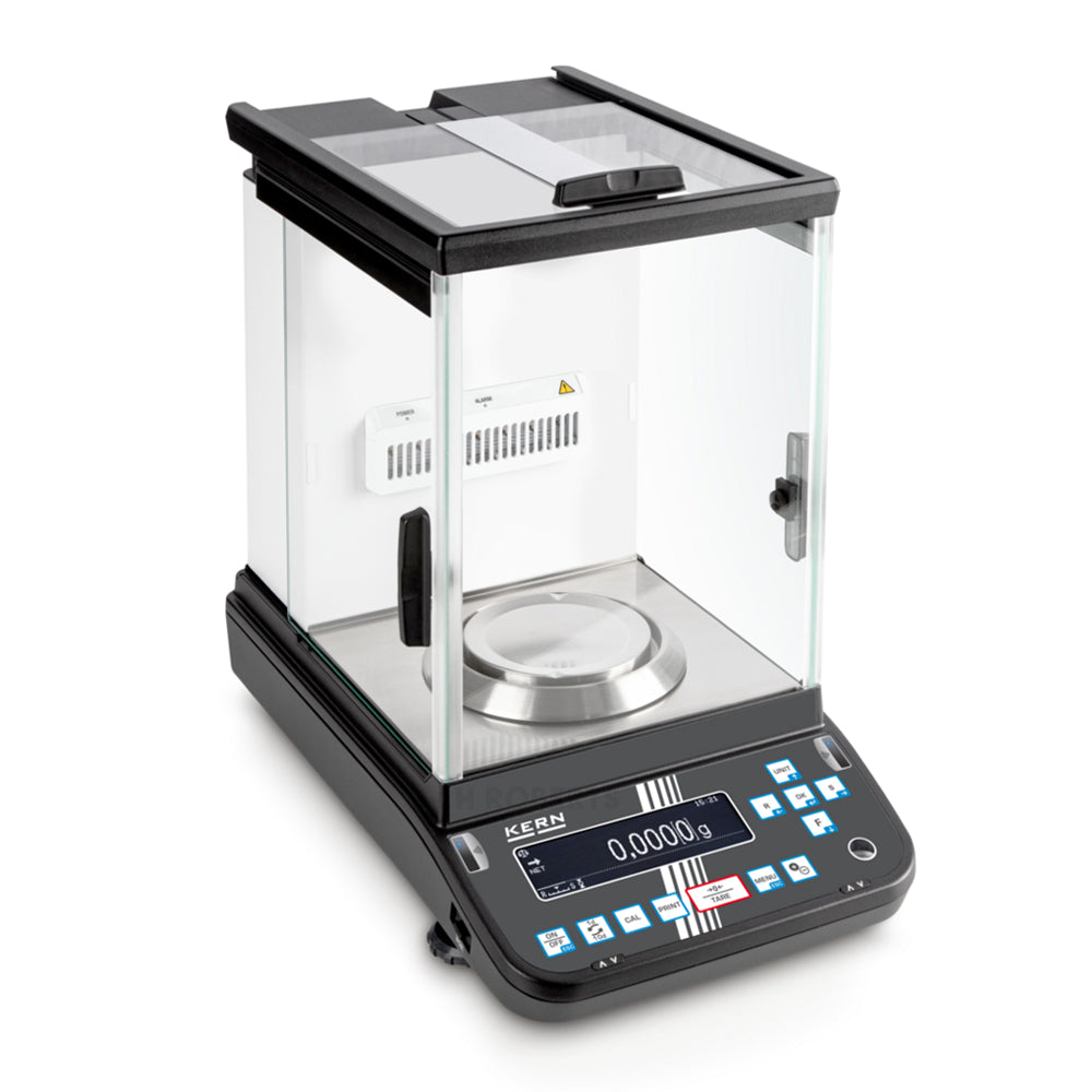 Kern ABP 300-4AM Innovative Analytical balance with automatic sliding doors, Max Weighing Capacity 320g, Resolution 0.0001g