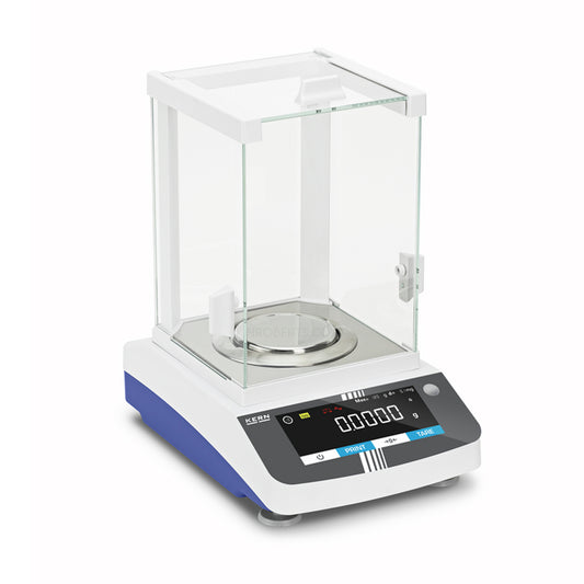 Kern ADS 200-4 Analytical balance with Touch Display, Max Weighing Capacity 220g, Resolution 0.0001g, External Adjustment