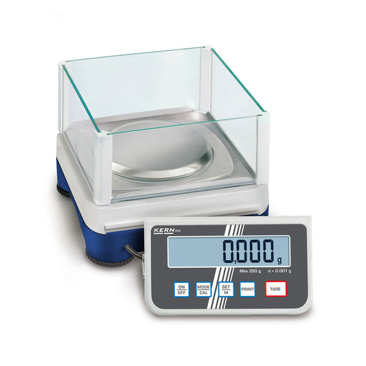 Kern PCD 300-3 Precision Balance with Removable Display, Max Weighing Capacity 350g, Resolution 0.001g