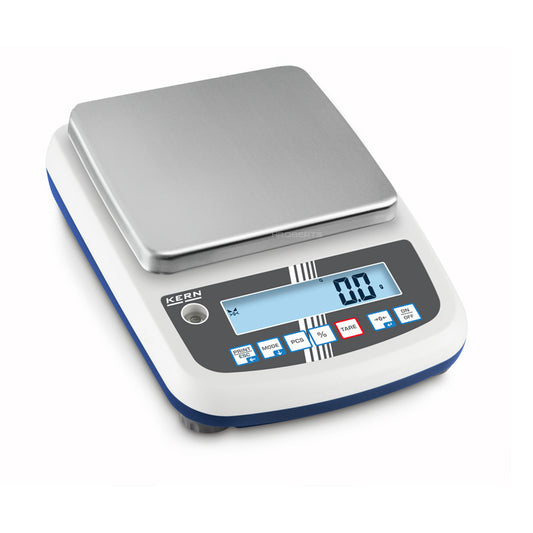 Kern PFB 6000-1 Quick-display Precision Balance, Max Weighing Capacity 6000g, Resolution 0.1g