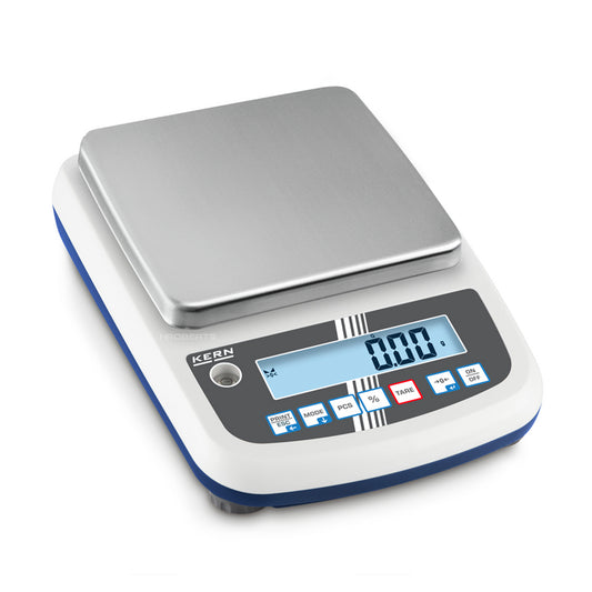 Kern PFB 6000-2 Quick-display Precision Balance, Max Weighing Capacity 6000g, Resolution 0.01g