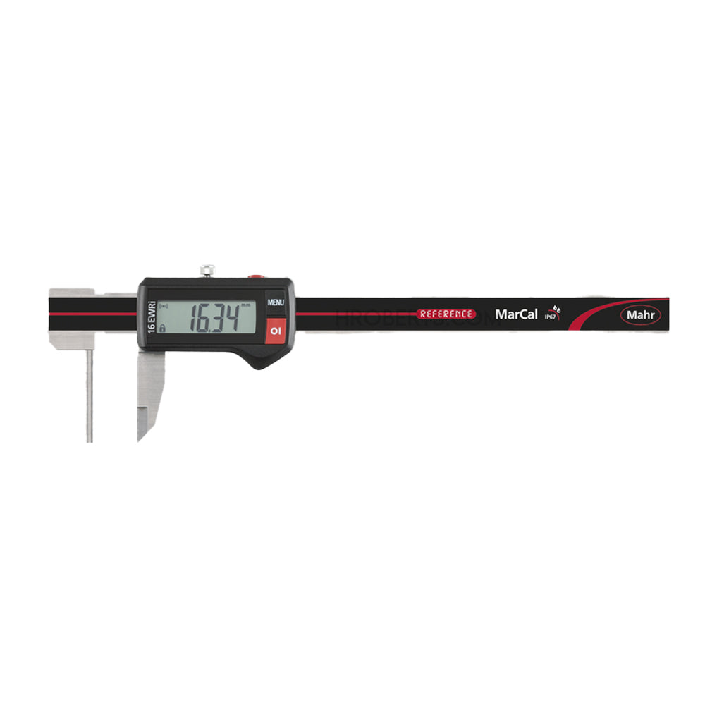 Mahr 4103381 16 EWRi-RW Digital Caliper Tube Thickness Type, Range 0-150mm / 0-6", Resolution 0.01mm / 0.0005", IP67 with Intergrated Data Output